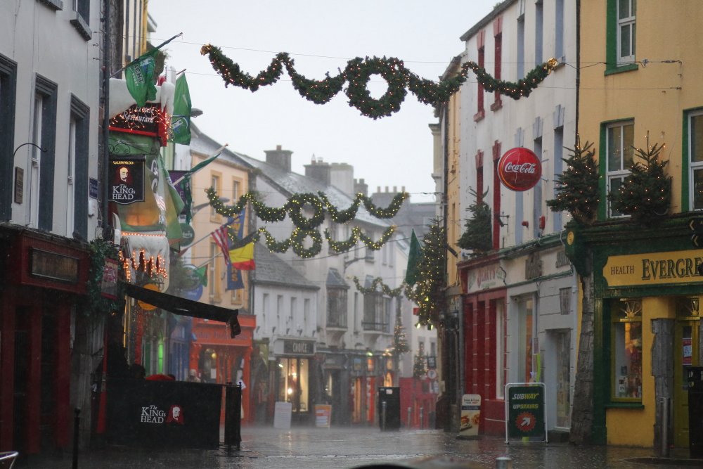 Galway, street style, galway fashion, rain
