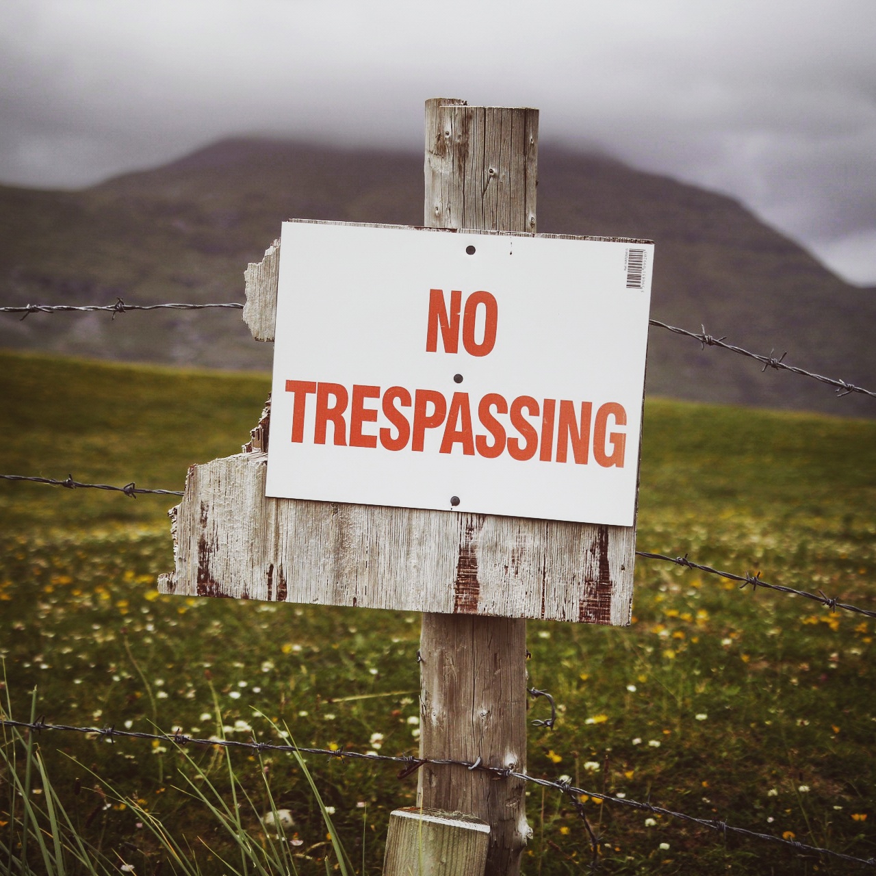 No Trespassing Sign