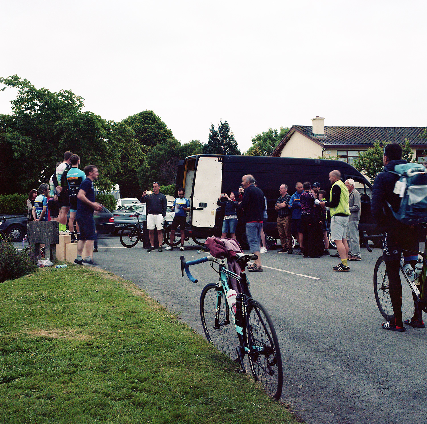 Galway Bay Cycling club, highfield park crit, film photography, donal kelly