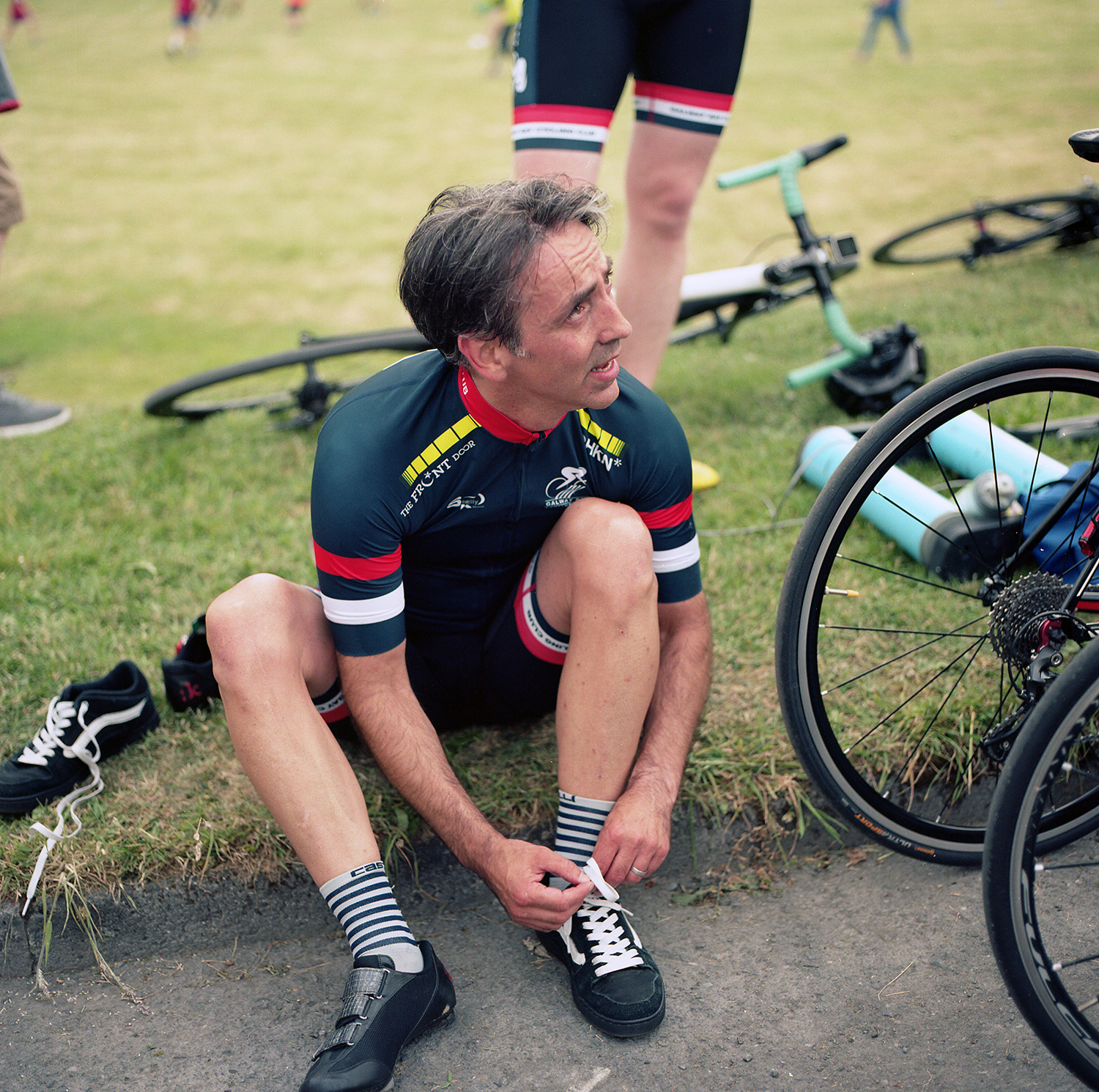 Galway Bay Cycling club, highfield park crit, film photography, donal kelly